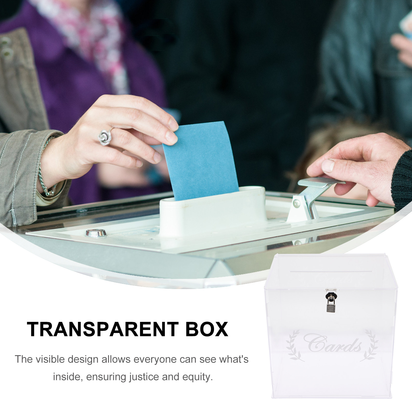 صندوق شفاف من الأكريليك لحفظ ب - مراجعة Wedding Card Box وسعره